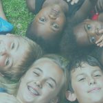 diverse multiracial group of kids
