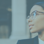 woman in glasses